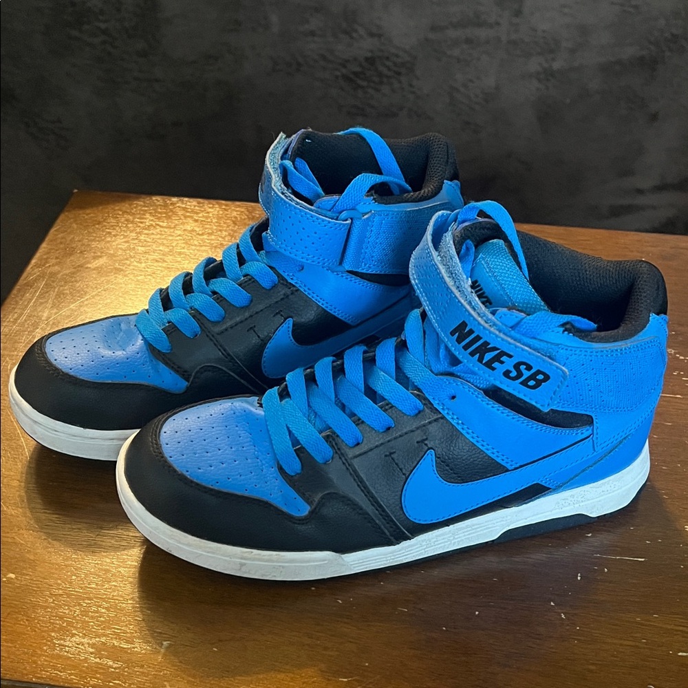 Nike SB Kids Black and Blue Sneakers